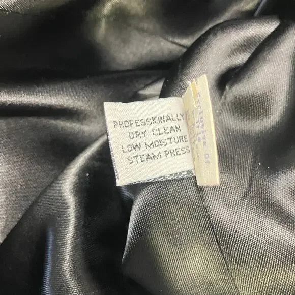 Anna Sui Shift Dress Sm Wool Purple Black Checkered Sleeveless Preppy Academia - Picture 13 of 16